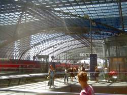 Der neue Hauptbahnhof. 