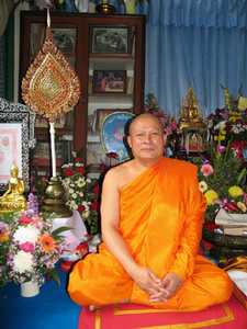 Phrathep Kittimoli in Bangkok, nach der Übergabe des monastischen Titels 