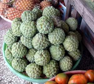 Wo findet man schon eine Süßigkeit, die auch noch gesund ist? Aus dem Zimtapfel wird in Thailand häufig auch schmackhaftes Speiseeis hergestellt.