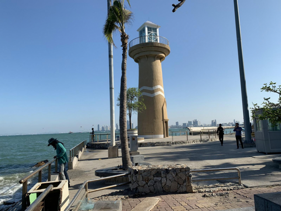 Der Palmengarten soll auf dem Gebiet am „Sunset Point“ angelegt werden, wo sich auch der Leuchtturm befindet. Foto: The Nation