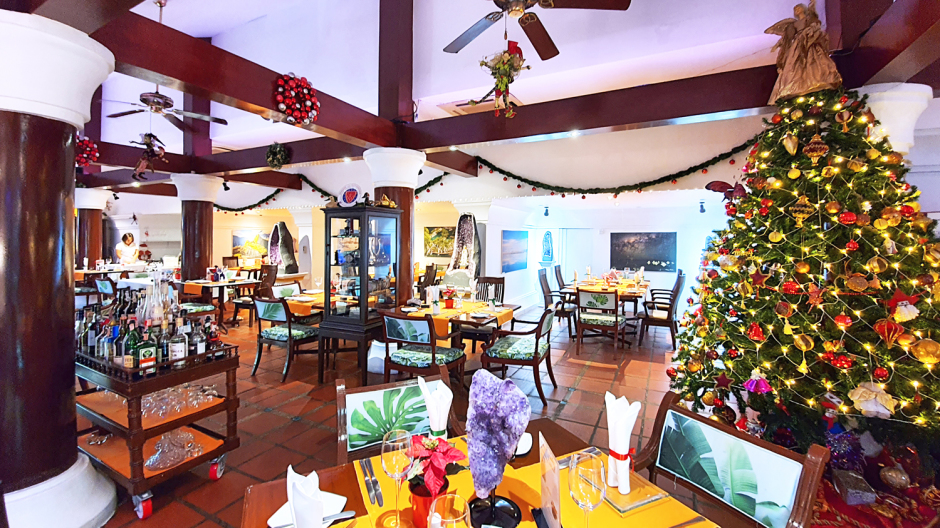 Im Restaurant Casa Pascal trifft Fine Dining auf Weihnachten, perfekt für ein romantisches Festtagsdinner. Foto: Schnyder