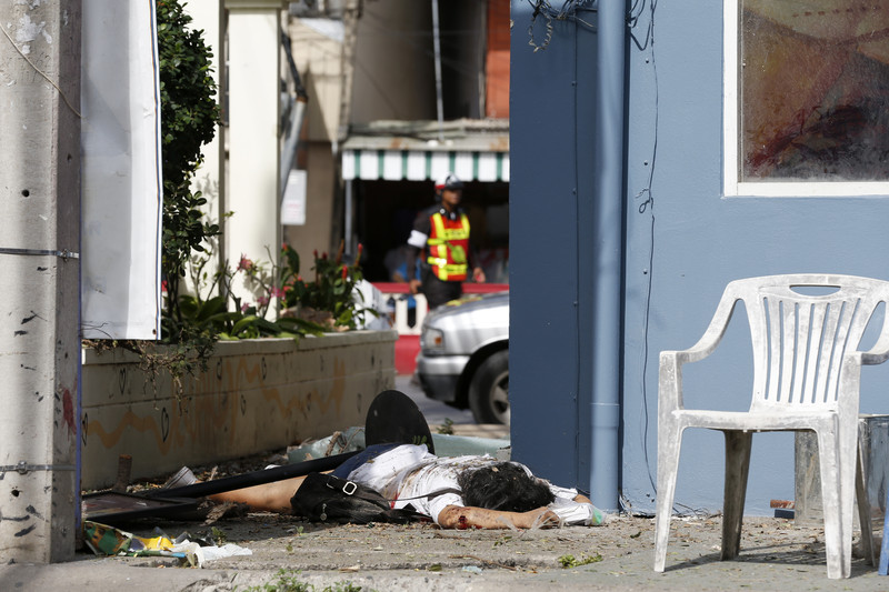 Bei den Toten handelt es sich nach Polizeiangaben um Thailänder. Foto: rungroj Yongrit 