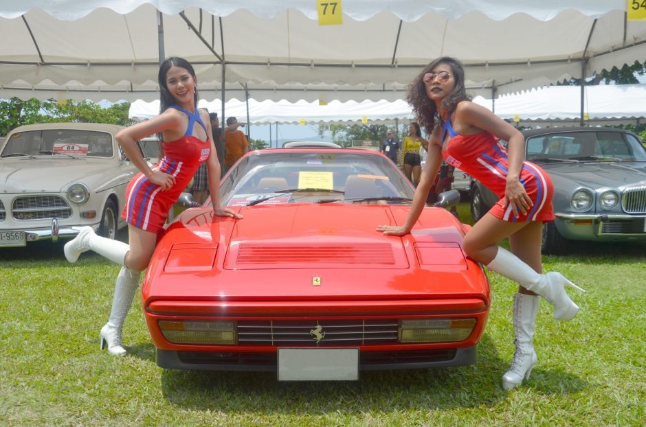 Dieser Ferrari 328 GTS Spider wurde zum schönsten Klassiker der Show gewählt und galt als Publikumsliebling.