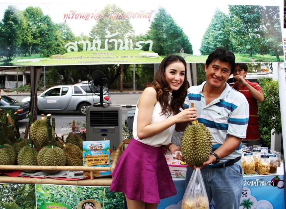 Im Suan Ban Rao wachsen 11 verschiedene Durian-Arten.