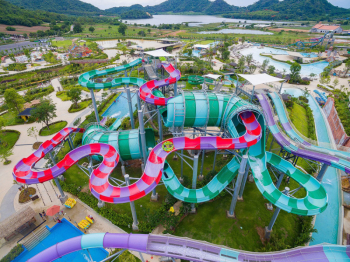 Der Ramayana Water Park bietet Spaß und Action für die ganze Familie. Foto: Ramayana Water Park