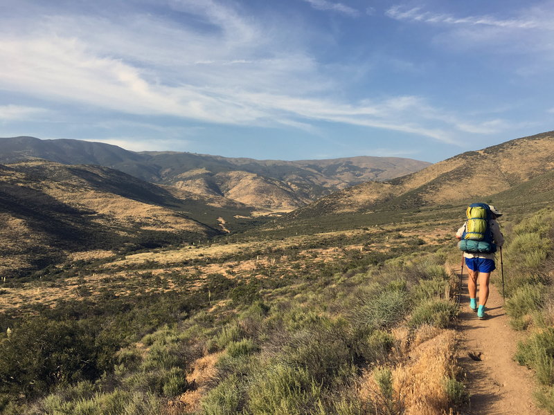 Zu Fuß unterwegs auf dem Pacific Crest Trail in den USA: Wer langsam reist, sieht am Wegesrand mehr. Foto: Ute Wessels/dpa-tmn