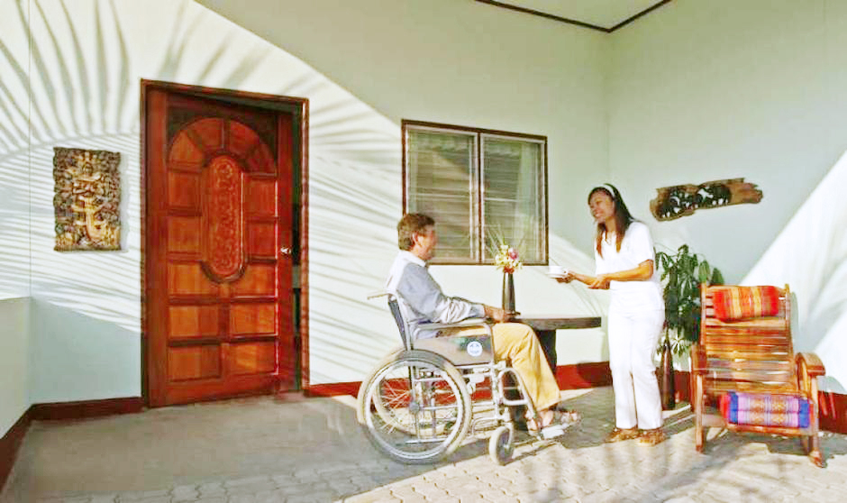 13 Wohneinheiten im Eidi Homestay in Kalasin wurden barrierefrei konzipiert und sind somit rollifreundlich. Foto: Eidi Homestay