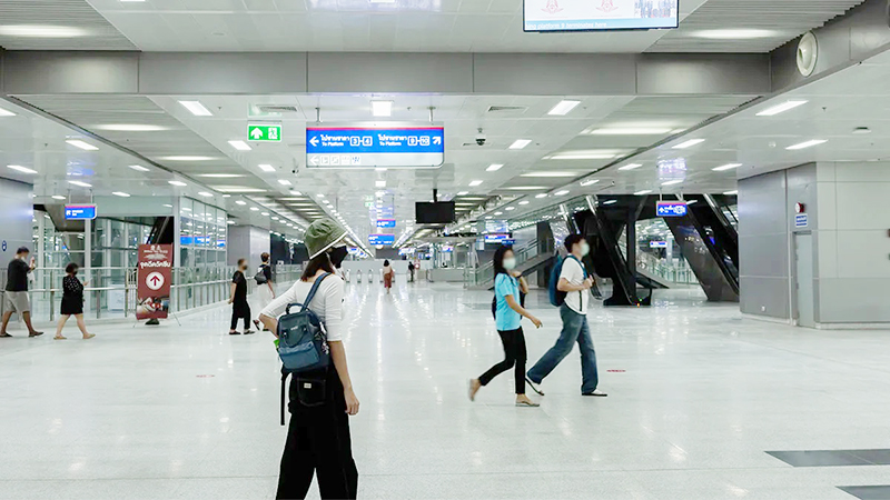 Der neue Hauptbahnhof befindet sich nahe dem Chatuchak Weekend Market mit Anschluss an BTS und MRT. 