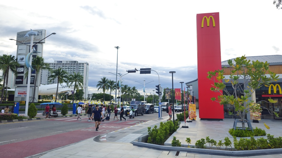 Die neue McDonald's-Filiale an der North Pattaya Road.