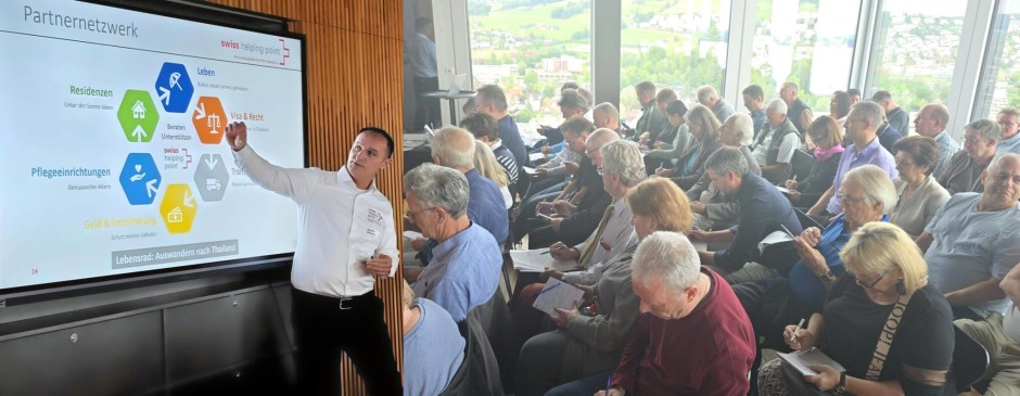 Seminar Auswandern nach Thailand: Experten informieren in Luzern über Visa, Rente und Leben im Königreich. Foto: Swiss Helping Point