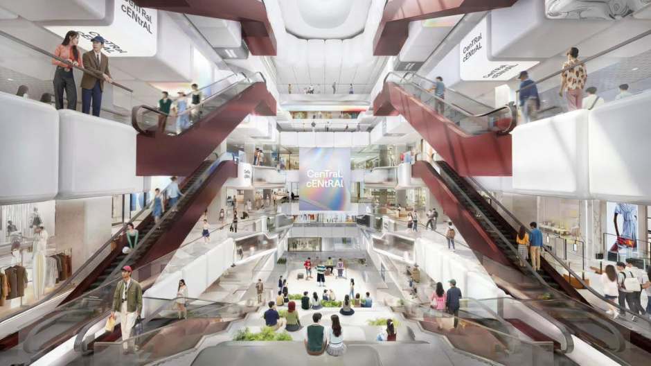 Das lichtdurchflutete Atrium bildet den zentralen Treffpunkt des neuen Einkaufs- und Lifestylequartiers. Bild: CPN