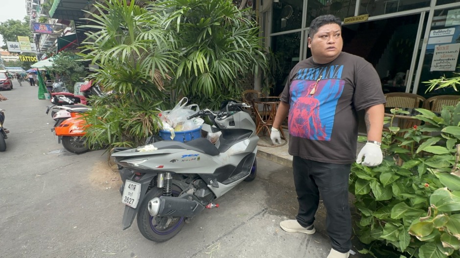 Das von der Polizei sichergestellte Honda-PCX-Motorrad des Tatverdächtigen wurde als Beweismittel beschlagnahmt. Bild: TMN.TV