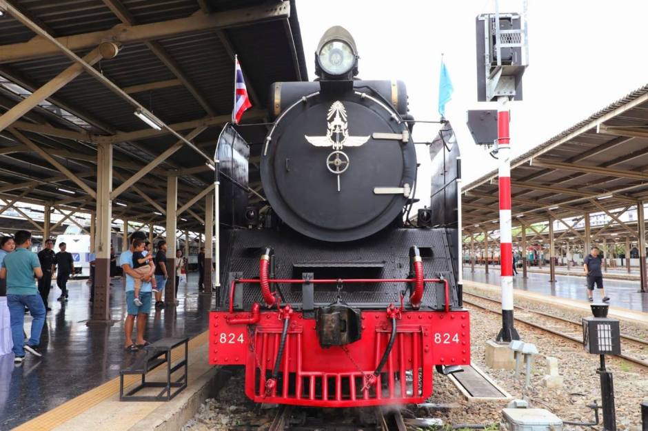 Historische Dampflokomotive. Foto: State Railway of Thailand