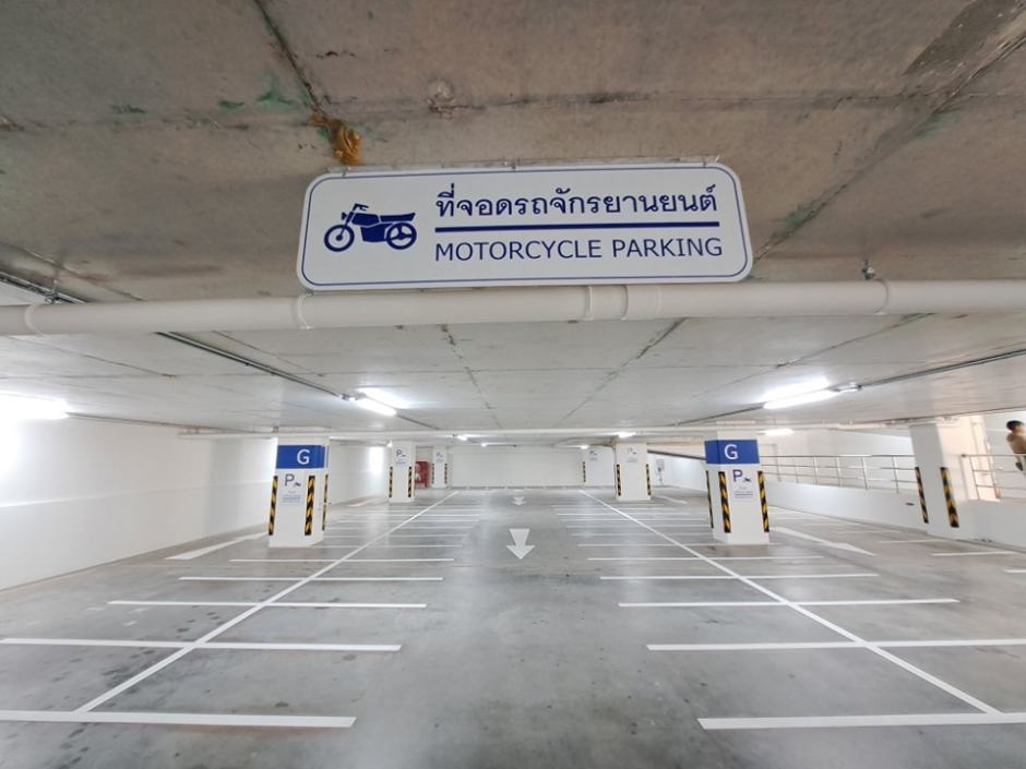 Parkbereich für Motorräder. Bild: PR Pattaya
