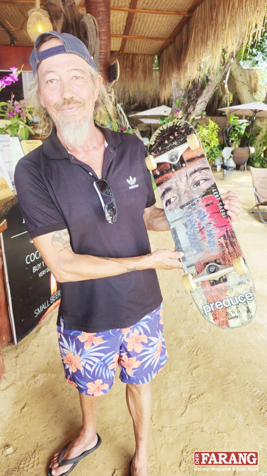 Khun Je sucht für seine Skatepark-Idee Sponsoren.