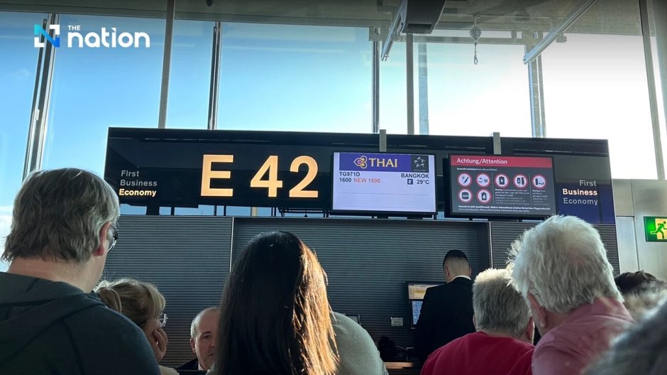 Ursprünglich hatte THAI für Dienstag um 16.00 Uhr einen Ersatzflug nach Bangkok geplant, verschob jedoch die Abflugzeit auf 18.00 Uhr. Diese Verzögerung führte zu Beschwerden mehrerer Passagiere. Foto: The Nation