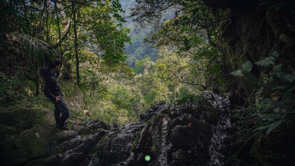 Steiler Abschnitt der Route mit Felsformationen und dichtem Bewuchs im inneren Bereich des Nationalparks. Bild: Department of National Parks, Wildlife and Plant Conservation (DNP)