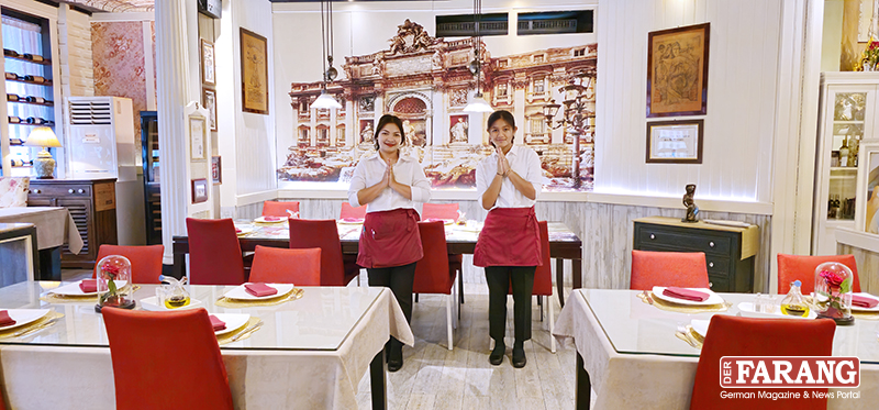 Mit einem herzlichen Lächeln heißt das Serviceteam von Gian’s Italian Dining seine Gäste herzlich willkommen. 