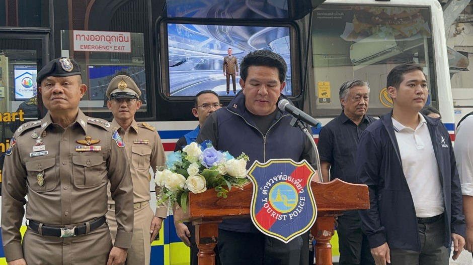 Tourismusminister Surasak Phancharoenworakun betont die Bedeutung moderner Sicherheitstechnik für den Tourismus. Bild: TMN.TV
