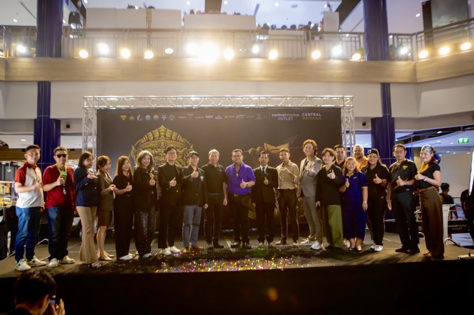 Vertreter von Stadtverwaltung, Veranstaltern und Partnern eröffneten gemeinsam den Wettbewerb in Pattaya. Bild TMN.TV