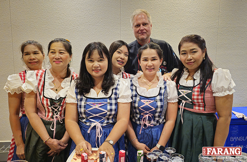 Das Bramburi-Team im Dirndl sorgte nicht nur kulinarisch, sondern auch optisch für festliche Stimmung.