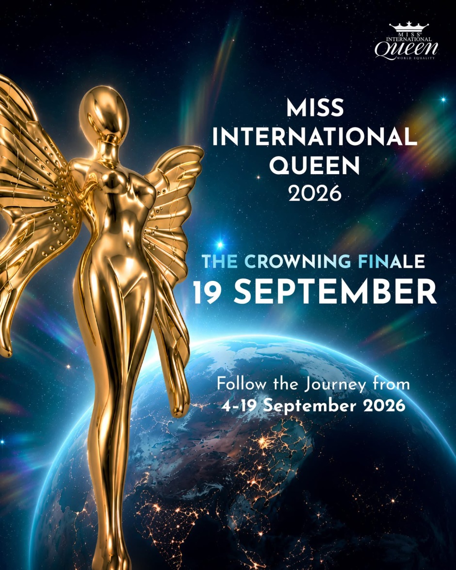 Die Organisatoren haben den Wettbewerb Miss International Queen 2026 angekündigt. Die Finalshow der weltweit bekannten Transgender-Schönheitswahl findet am 19. September 2026 in Pattaya statt.