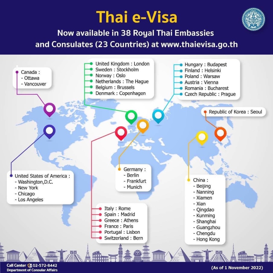 E-Visa-Länder.