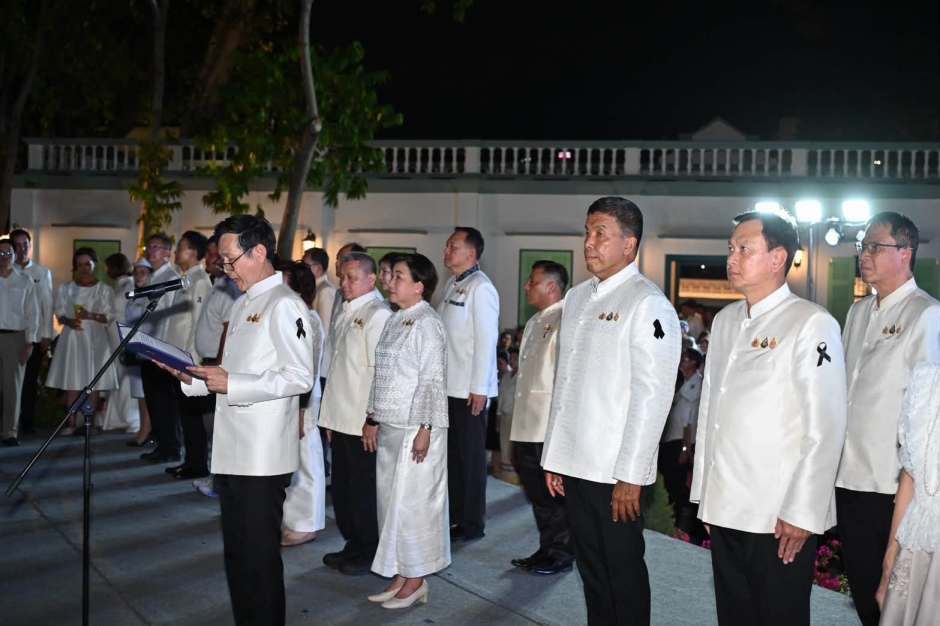Atthaphon Rerkpiboon, Berater des Premierministers, spricht die Glückwunschadresse zum Geburtstag von König Maha Vajiralongkorn. Bild: Bangkok Metropolitan Administration (BMA)
