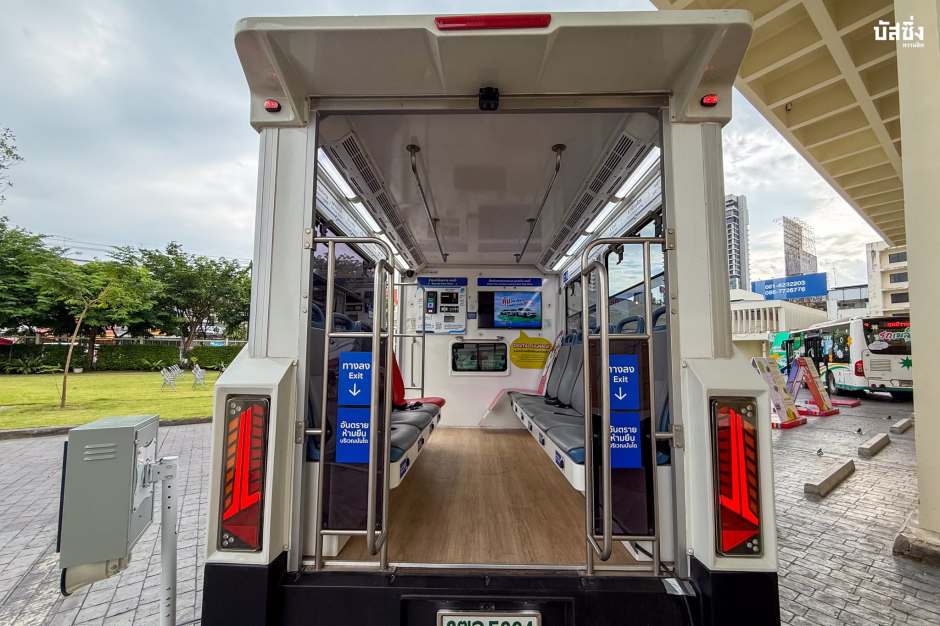 Der Khon Kaen City Bus setzt auf moderne Fahrzeugtechnik und digitale Fahrgastinformationen als Bestandteil einer zukunftsorientierten Mobilität. Foto: Khon Kaen City Bus