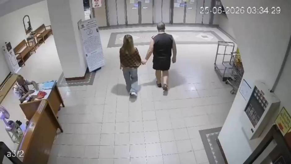 Überwachungskameras zeigen die 17-Jährige und den Australier beim Betreten des Condominiums. Bild: TMN.TV